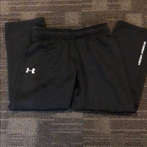 Under Armour Large Black Sweatpants!